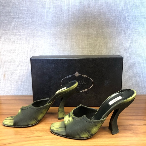 Prada Neoprene Tie Dye Heels - Picture 5 of 11